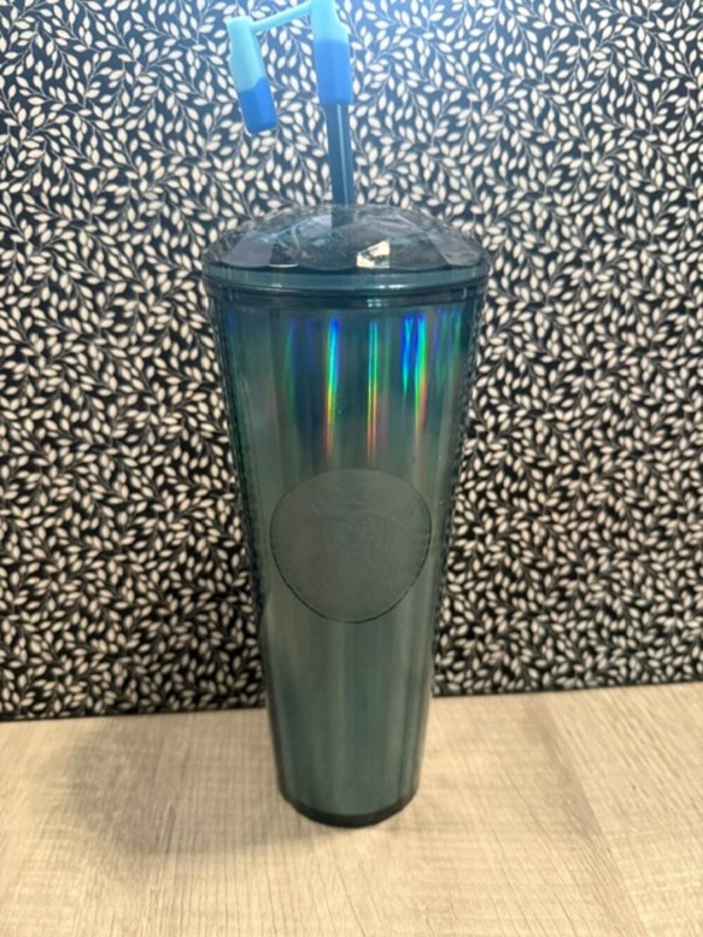 USED STARBUCKS FALL 2022 LOGO 24 OZ OCEAN KALEIDOCOPE